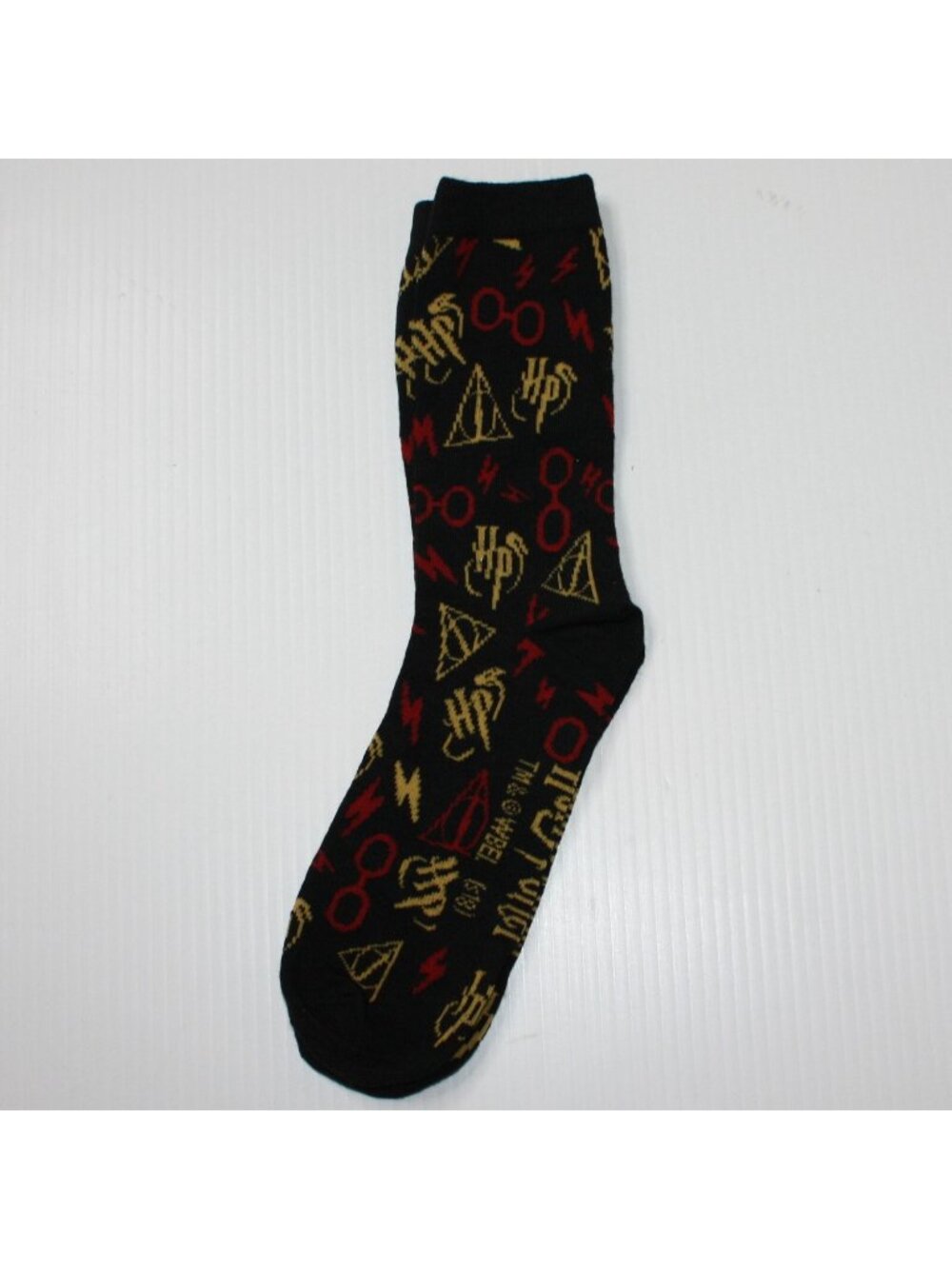 Harry Potter Spectacles, Lightning Bolt, Hallows Crew Socks Shoe size 6-12 NWOT